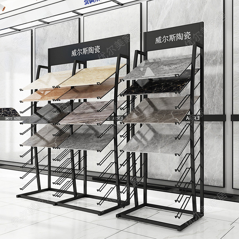 Display rack display rack wooden floor tile display rack integrated ceiling display rack ancient ship plank samples