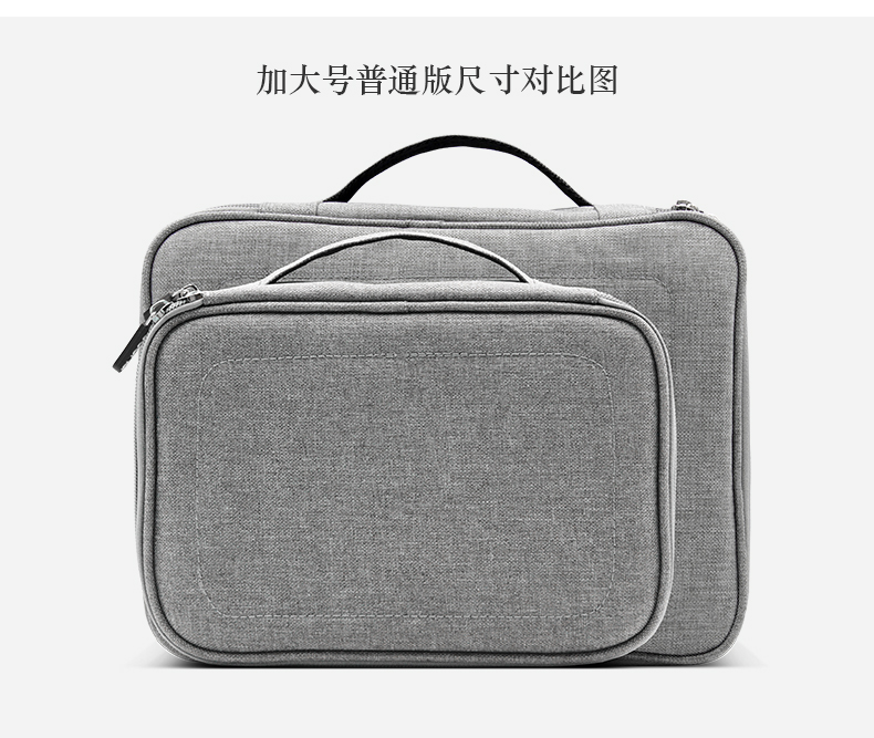 Đa chức năng kỹ thuật số gói nhận gói thỏa mãn túi khí ipad sạc máy tính xách tay kho báu dây nguồn Kit công suất lớn đa mục đích sạc tai nghe cáp dữ liệu Pouch - Lưu trữ cho sản phẩm kỹ thuật số vỏ đựng airpod pro