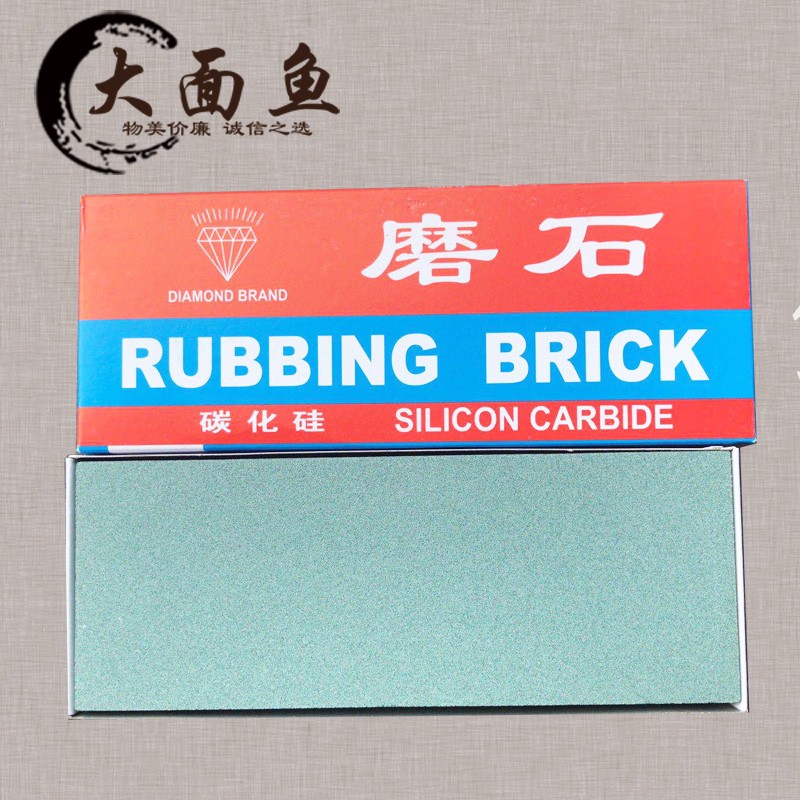 Diamond brand 320 # green carbon single - sided grinding stone high - quality grinding stone fine - grinding rectangular oil fine household fine grinding stone