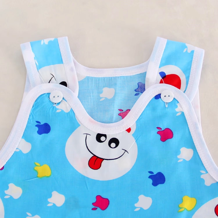 Quần áo trẻ em mùa hè 0-3-6 tháng romper một mảnh nam và nữ vải cotton lụa không tay mỏng mùa hè - Áo liền quần