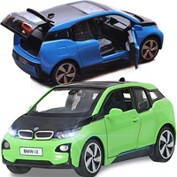 Mô phỏng mô hình xe hợp kim nguyên bản 1:32 BMW I3 đồ chơi trẻ em trẻ em âm thanh và ánh sáng kéo xe lại - Chế độ tĩnh mô hình xe ô tô