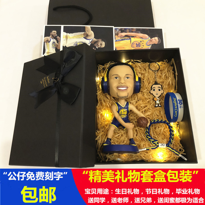 Curry Action Figure Model Bluetooth Speaker Doll Merchandise Fan Souvenir Gift for Boyfriend Who Plays Basketball Birthday Present