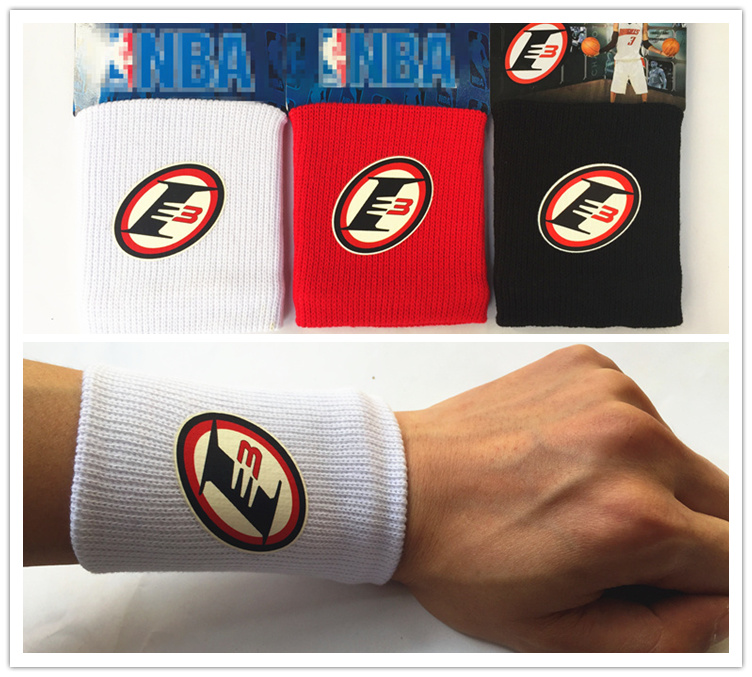 Iverson basketball wrist sports protective gear pure cotton plain wrist Iverson souvenir fan supplies gifts