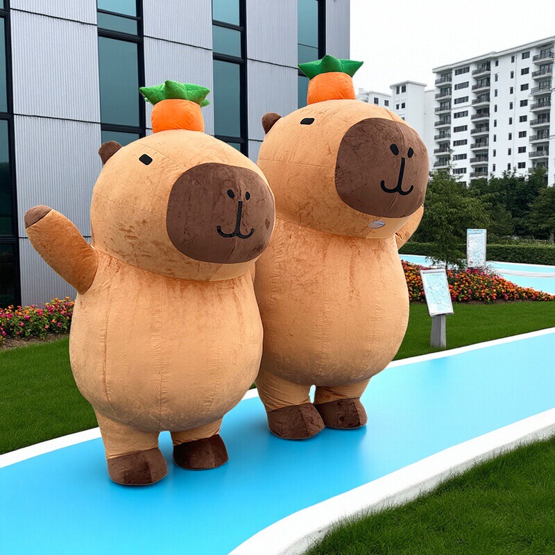 Capybara Inflatable Costume, Capybara Plush Costume, Capybara Doll, Mall Walking Inflatable Mascot