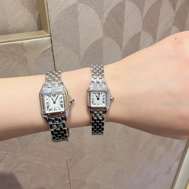 Swiss Original Tank Square Cheetah Watch for Women, Stainless Steel Strap, Sapphire Intergold, Exquisite Gift-Giving High-End Watch Swiss Original Tank Square Cheetah Watch for Women, Stainless Steel Strap, Sapphire Intergold, Exquisite Gift-Giving High-End Watch