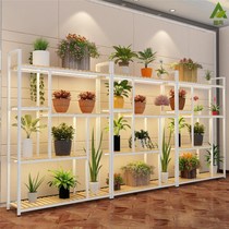 Flower rack shelf Flower display stand Household balcony floor-to-ceiling flower rack Indoor multi-layer display rack Product display cabinet