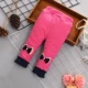 Nữ kho báu quần cotton cho trẻ sơ sinh mùa đông 01-2-3 tuổi Nữ cộng với quần legging nhung dày cho bé gái quần mùa đông quần sọc bé gái cao cấp