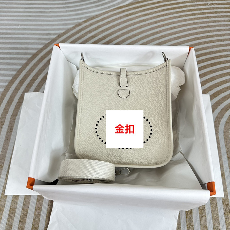 Handmade Wax Thread New Mini Evelyn Women's Bag Imported Tc Leather 17cm Hollow Single Shoulder Crossbody Women's Bag Handmade Wax Thread New Mini Evelyn Women's Bag Imported Tc Leather 17cm Hollow Single Shoulder Crossbody Women's Bag