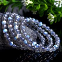 Natural rainbow Blue labradorite hand string gray moonstone Lap best friend Ice species labradorite bracelet female summer