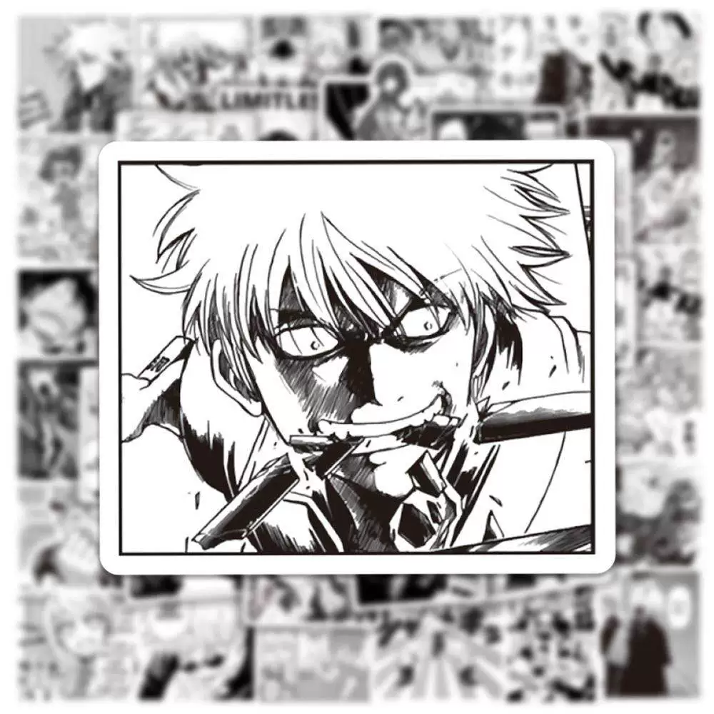 50/100 шт, Микс Аниме Demon Slayer, Атака титанов наклейки GR