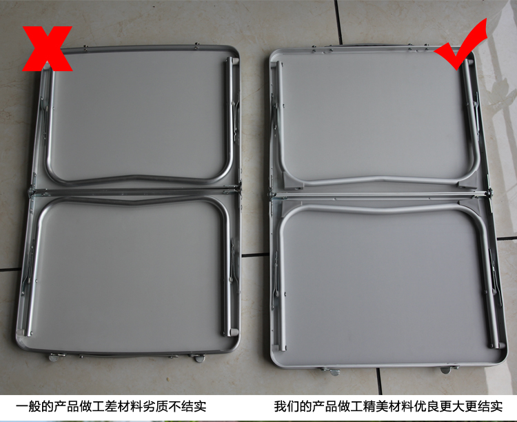 Bàn Mỹ C2L bàn laptop lớn giường có bàn học lười biếng gấp bàn ngoài trời bàn nhỏ - Bàn bàn gỗ xếp
