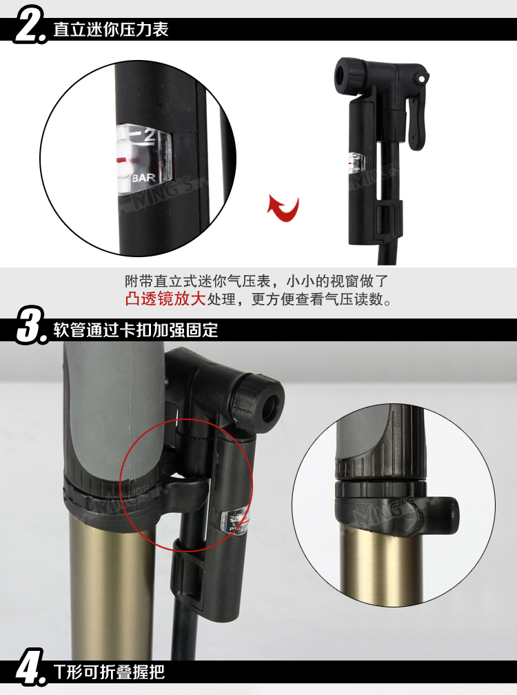 Pompe à vélo BETO - Ref 2396653 Image 8