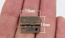 6 Minutes Hinge Greens Bronze 180 Degrees Mini Right Angle Hinge Packing Box With Gift Box Hinged Wood Box Flat Hinge