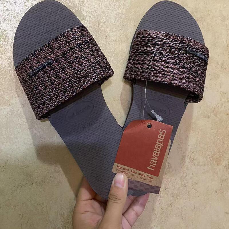 Havana Brazilian Genuine Flip-Flops Havaianas You Malta Non-Slip Beach Flat-Soled Women's Slippers