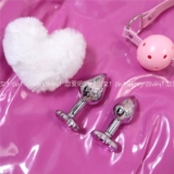 Любовь!Экспорт редких персиковых котлетов Diamond Diamond Cat Metal Anal Anal Plugck Arvension Alternative Sex Toys