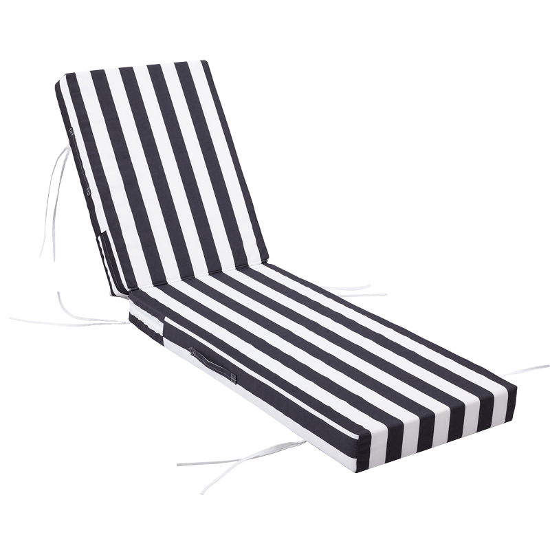Waterproof and Sun-Resistant Outdoor Beach Lounge Chair with Foldable Backrest, High Resilience Sponge, Long-Term Sitting Comfort, Cross-Border Compressed Packaging