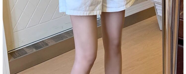 孕妇裤子夏季薄款小个子牛仔阔腿短裤宽松外穿大码休闲打底裤夏装 — 20