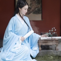 Yingjiang Month-Original Wei Jin Wind Traffic collar Handmaids fall superfairy wide sleeve streaming fairy skirts floating in Chinese wind