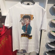 Li Ning short sleeve T-shirt men 2019 summer fashion Li Ning cartoon casual round neck cotton sportswear AHSP119