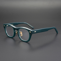Japanese hand-made plate eyebrow wire frame square glasses frame texture full frame men and women retro can be equipped with myopia frame tide