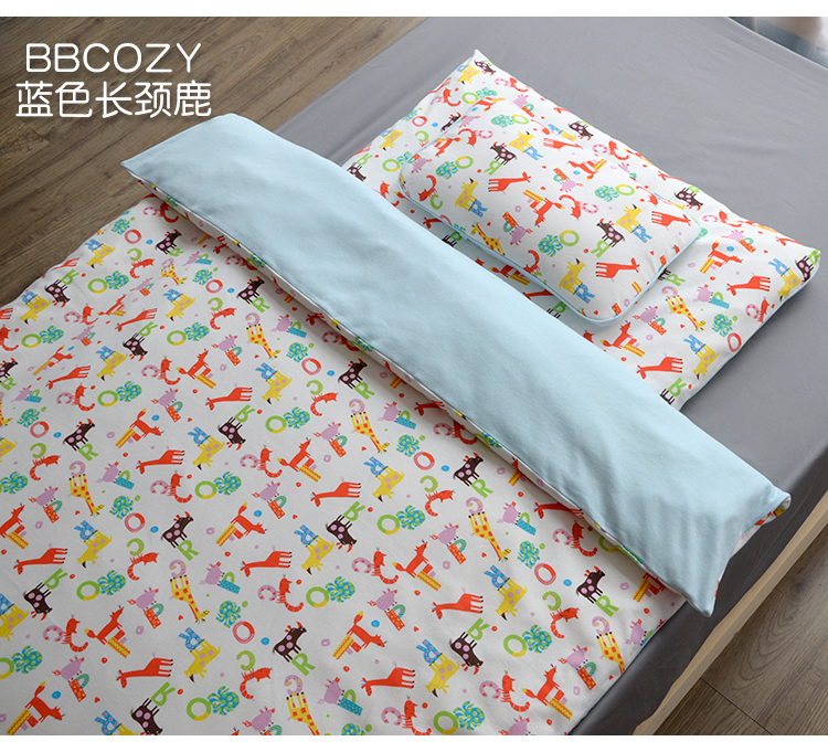 Mẫu giáo chăn ba mảnh nap dệt kim lõi bông sáu mảnh quilt cover lõi pad bởi trẻ em giường mùa đông