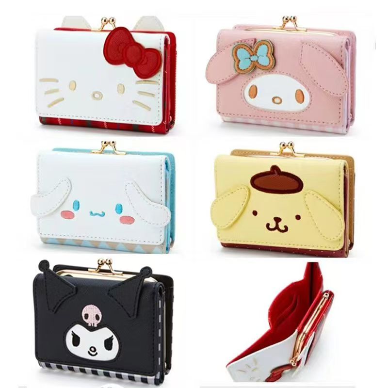 Japanese Lorz Short Wallet Clip 70% off Kuromi Card Holder Cute Kt Cat Storage Bag for Students Japanese Lorz Short Wallet Clip 70% off Kuromi Card Holder Cute Kt Cat Storage Bag for Students