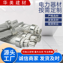 Manufacturer supplies steel core aluminum stranded wire model JL G1A 35 6 aluminum clad steel stranded wire overhead steel stranded wire