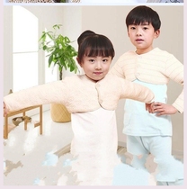 Baby sleep shoulder zhong da tong antifreeze personality long sleeve children vest waistcoat clothes hu xiu neonatal pajamas