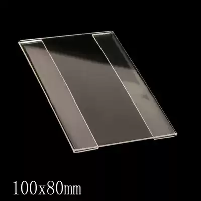 Price tag light box Lightweight translucent acrylic transparent flat sticker price tag fixing clip Replacement seamless plug-in card