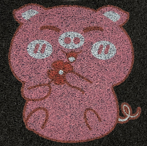 Universal Tailoring Electric Car Silk Ring Footbed Universal Footbed Electric Bottle Car Motorcycle Pedaling Mat to tread on the mat Cartoon