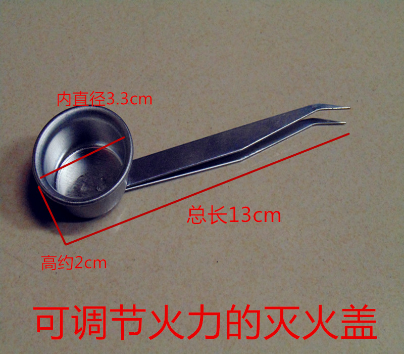 FIRE EXTINGUISHING COVER WITH TWEEZERS CLIP ENVIRONMENTALLY FRIENDLY OIL FIRE EXTINGUISHING TOOL CONDITIONING FIRE EXTINGUISHING COVER WICK CLIP TWEEZERS 1