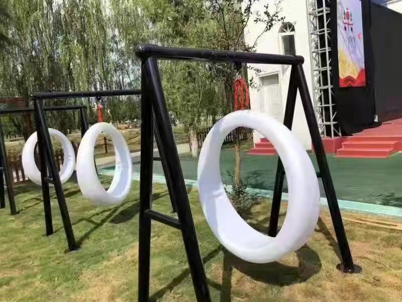 Качели 幼儿园儿童荡秋千户外庭院单人轮胎家用室外成人大型秋千支架吊椅 OTHER