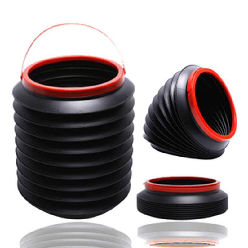 Car folding portable bucket car wash vehicle multi-function scaling box to include magic umbrella trash
