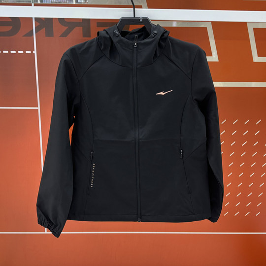 Hongxing Erke Windbreaker 2025 Spring New Waterproof and Windproof Women's Sports Hooded Jacket 12225101002