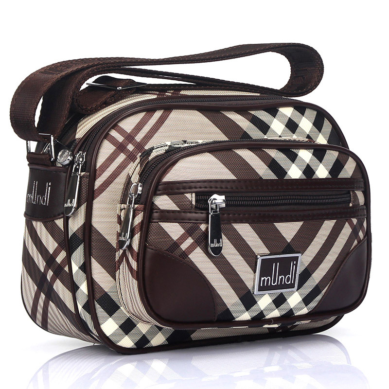 Cashier Bag for Women, Multi-Layered, Middle-Aged, Single-Shoulder, Cross-Body, Mother's Bag, Large Capacity, Multi-Functional, Portable, Waterproof Business Bag