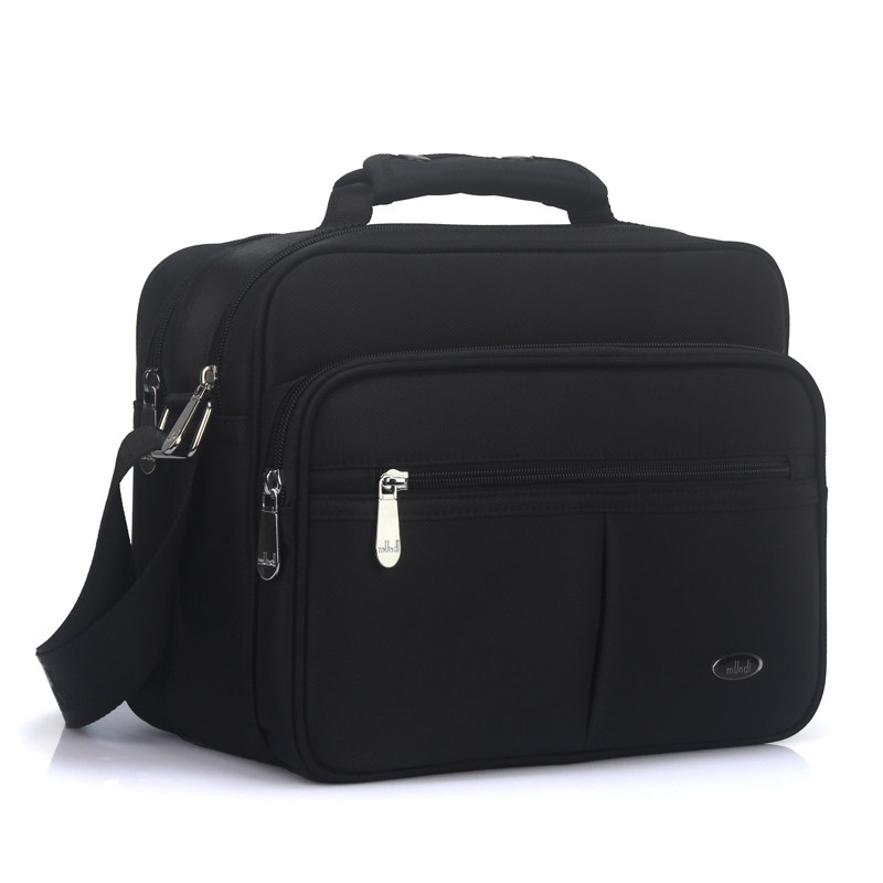 New Multilayer Men's Bag Casual Men's Single Shoulder Bag Waterproof Oxford Hand Skew Satchel Men Cross Buns Bag