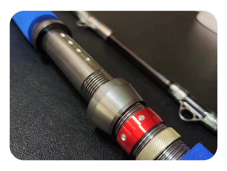 Ice удочкой 锚杆耙子杆冰钓三锚大耙竿实心排杆1米3加粗加厚超硬唐山冬钓鱼竿 Onimusha