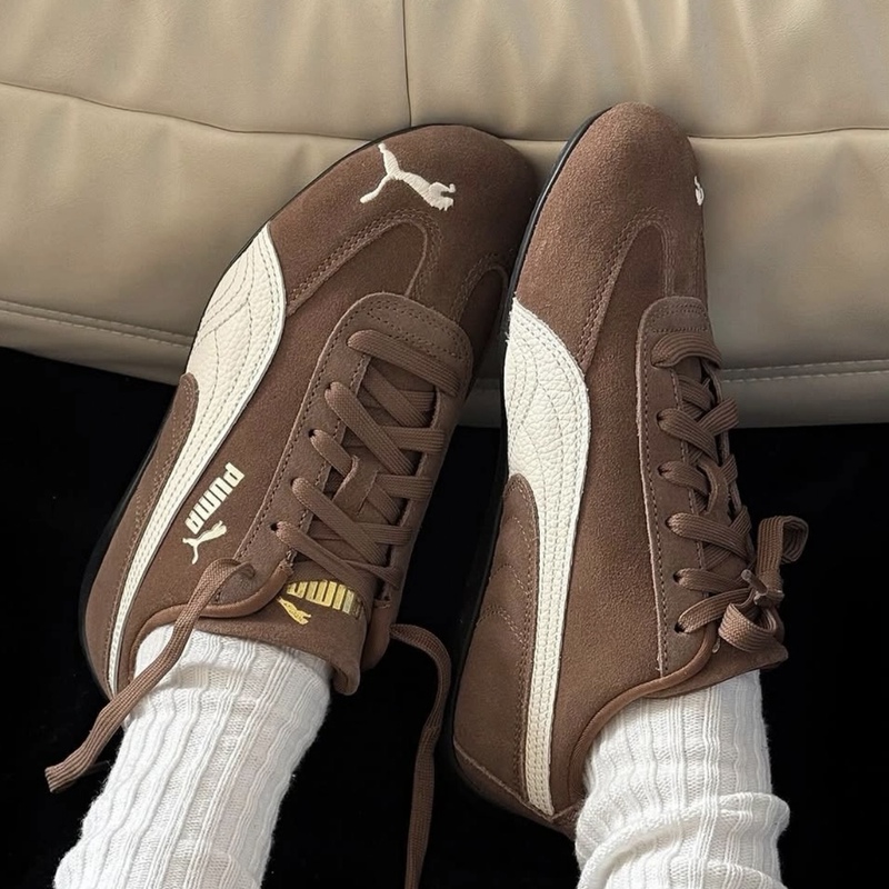 Puma Speedcat Og Suede Low-Top Brown Casual Shoes Racing Shoes 406329-31