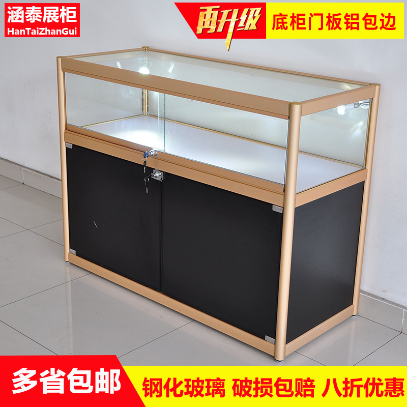 Jewelry Counter Jewelry Glass Showcase Medicine Display Cabinet