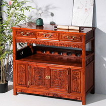 Red Wood Furniture Flowers Pear Wood Dining Side Cabinet Solid Wood Tea Water Cabinet Tingle Hedgehog Purple Sandalwood Chinese Antique Tea Side Cabinet Locker