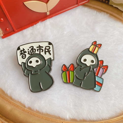 Древний металлический значок Amawuro FF14