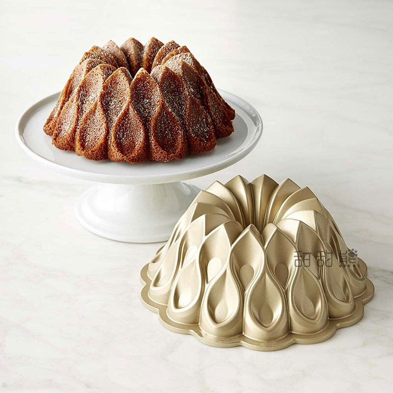 Baking Mold American Nordic Ware Same Model Crown Bundt Pan Aluminum Alloy Crown Cake Baking Pan