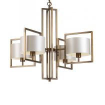 New Chinese chandelier Copper living room Wrought iron creative bedroom Restaurant Hotel club model room Designer custom chandelier