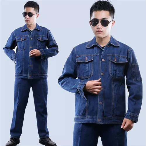 Униформа медсестры, хлопковый комбинезон, джинсовый лонгслив, увеличенная толщина, делается под заказ