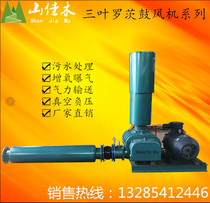 Three-leaf roots blower oxygenation equipment Vacuum pump fish pond aerator Pneumatic conveying sewage treatment meltblown cloth