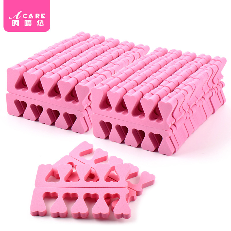 Pq801_J Split Toe Cotton 6-Piece Set Nail Art Supplies Tools Toe and Finger Separators Nail Polish Toe Separator Cotton
