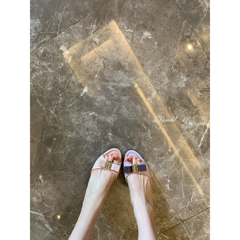 Boudd Ac Sheepskin Bowknot Open-Toe Slippers for Women, Fairy Style Round-Toe High-Heeled Sandals for Outdoor Wear