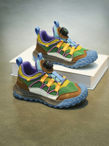 Babudou Boys' Sports Shoes 2026 Spring and Autumn New Model for Older Children, Breathable Mesh Children's Shoes, Boys' 