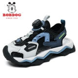 Детская сумка для мальчиков, летние нескользящие сандалии, детская пляжная обувь