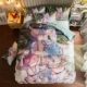 Hai nhân dân tệ anime Luotian Yizhao chăn bông bao gồm 1,2 giường otaku phòng ngủ sinh viên chăn bông 2 * 2.3 - Quilt Covers